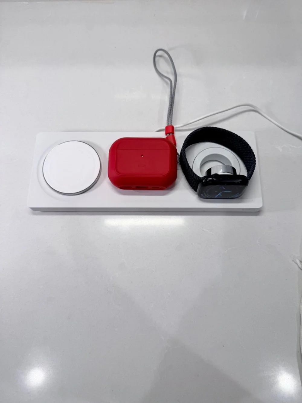 Belkin BoostCharge Pro 3-in-1 White Wireless Charging Pad